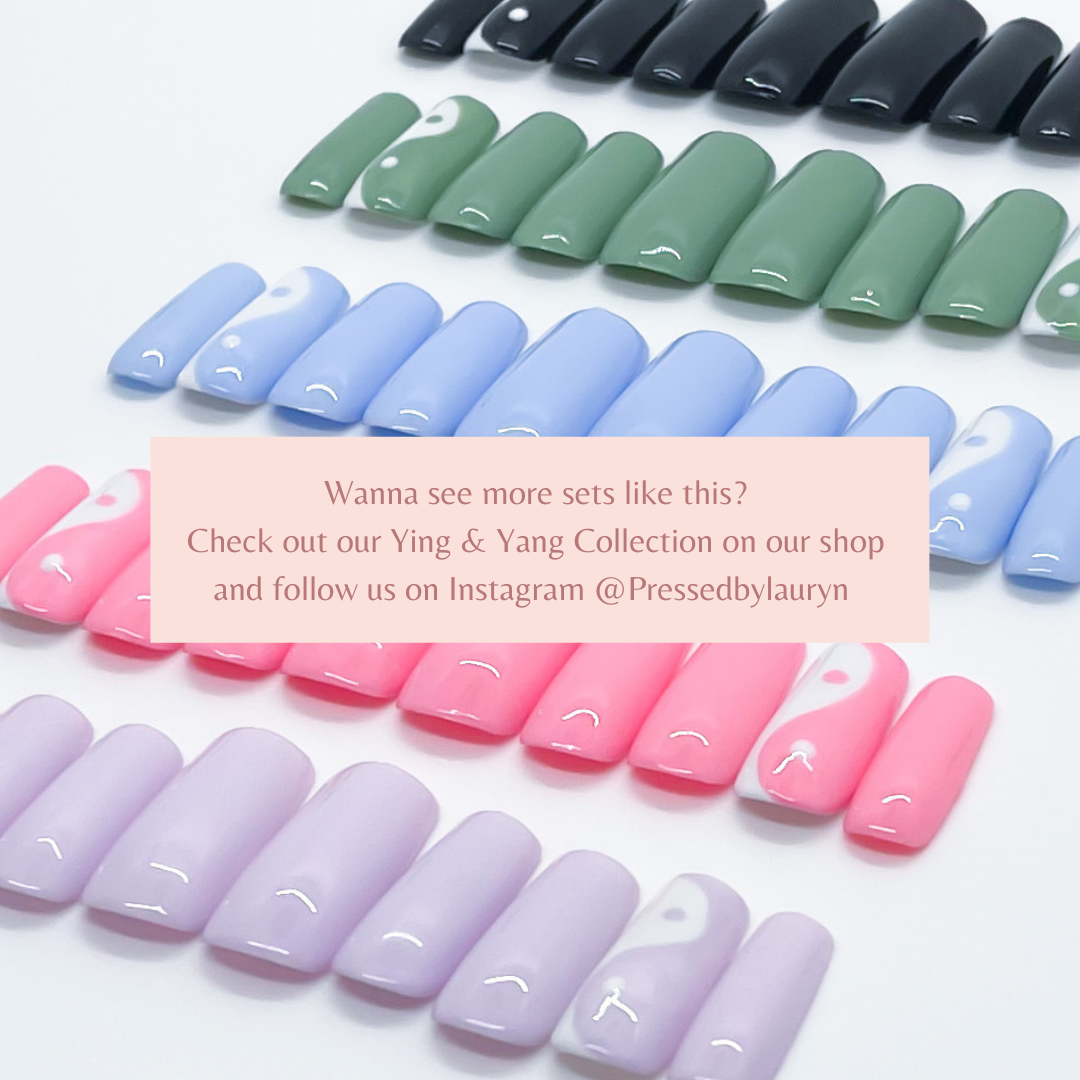 Pastel Purple Yin & Yang Set